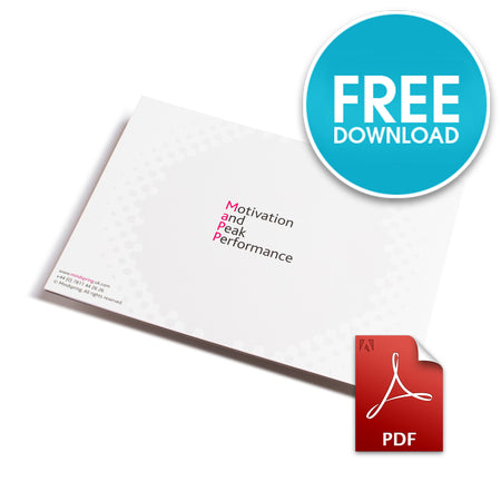 How to use the MaPP Jotter (Motivation and Peak Performance)